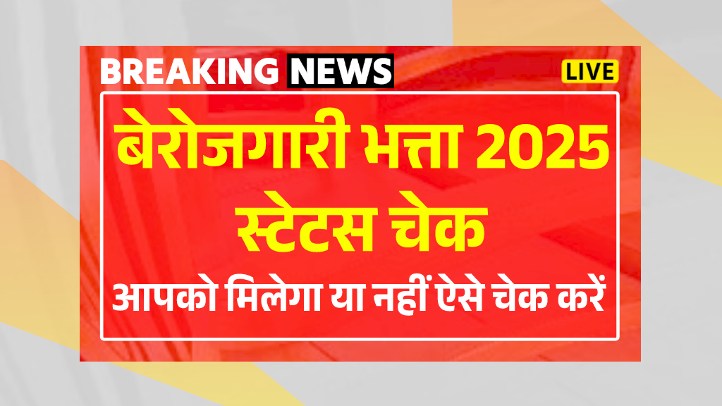Rajasthan Berojgari Bhatta Status Check